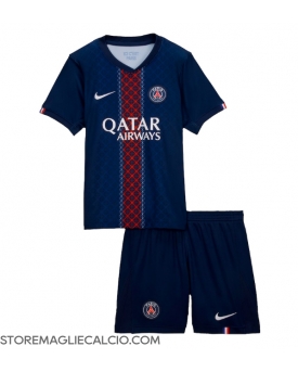 Paris Saint-Germain Maglia Gara Casa Repliche 2025-26 Bambino